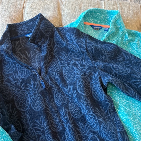 chubbies Other - 2 Chubbies Men’s FLEECE Navy and‎ Teal Fleece Pullovers